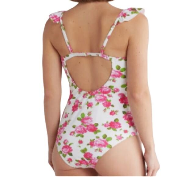 Bersey Johnson One Piece Ruffle Floral Swimsuit Padded 
Love Always Size XL NWT - Picture 7 of 10